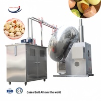 Nouvelle machine de panage de chocolat au lait à faible MOQ (1 ensemble), système de pulvérisation automatique, haute productivité, prix usine, petite échelle