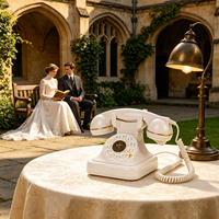 En stock, livraison rapide, téléphone rétro personnalisé, livre d'or audio pour mariages et fêtes, téléphone personnalisé