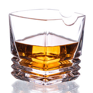 Toptan sıcak satış özel kristal viski puro gözlük eski moda viski bardağı seti 2 hediye kutusu viski taşı seti - Product Image 3