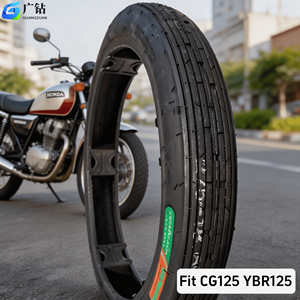 Nouvelle carcasse de pneu à nervures droites 2.75-18 pour moto CG125 YBR125, pièces de rechange pour moto de rue à faible bruit - Product Image 6