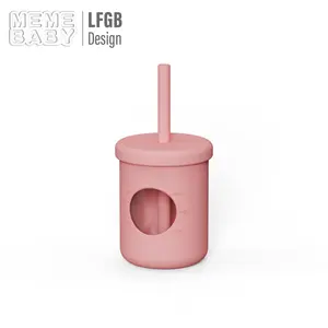 New Product Ideas Eco Friendly Products 2024 Kids Dining Durable Silikon Silicone Baby Cup Magic Spill Proof Baby Training Cup