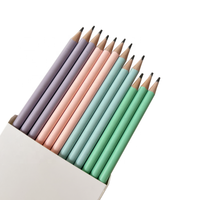 Ensemble de papeterie pour étudiants Mocaron, utilisation hôtelière, emballage personnalisé, crayons à dessin non toxiques en plastique rond HB, mine noire, fabriqué dans le Jiangxi