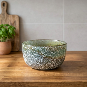 Tazón de Cerámica Verde Moteado para Matcha, Tazón Tradicional para Servir Té en Ceremonias en el Hogar - Product Image 2