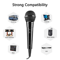 Microphone filaire GAM-105, équipement audio professionnel, vente en gros d'usine, microphone dynamique portable pour karaoké, DJ, enregistrement