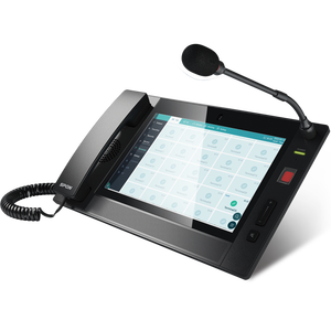 Konsol Paging Video industri ruang kontrol: kamera privasi 13MP, tombol darurat, port ganda, pusat perintah dapat dipasang di dinding - Product Image 4