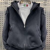 Conjunto Deportivo Informal de Moda Hip Hop Otoño/Invierno para Hombre y Mujer, Mezcla Sintética, Tejido Térmico, Felpa, Holgado, con Capucha, en Varios Colores