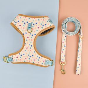 MIDEPET - Juego de Correa y Arnés de Aleación de Lujo para Perro, Regalo de Año Nuevo y San Valentín, Accesorio de Poliéster, Artículos Esenciales para Viajes de Perros, Talla Mediana - Product Image 2