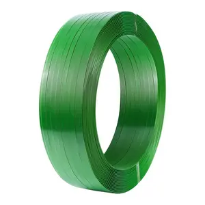 绿色压花塑料捆扎聚酯包装砖木材16毫米宽度绿色聚酯塑料条