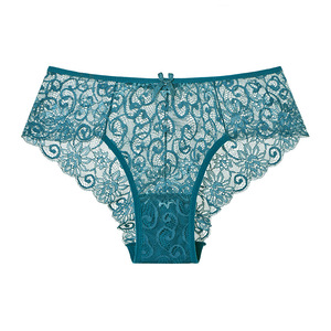Ropa Interior Sexy de Tiro Medio para Mujer, Suministro ODM, Bragas Triangulares de Punto, Antibacterianas, Sin Costuras, Transpirables, Tendencia Popular - Product Image 1