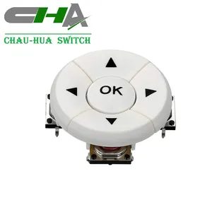 Cha interruptor de toque instantâneo, controlador de compensação automática de energia reativa, interruptor de navegação de cinco vias