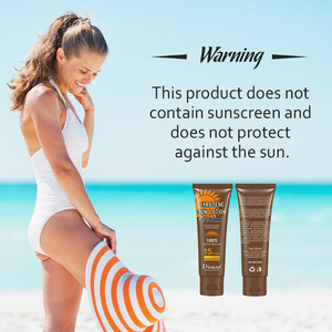 Dissar cuerpo SPF 15 de zanahoria orgánica playa bronceado sin sol loción para bronce y oro de la piel - Product Image 3