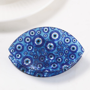 Pince à Cheveux Œil de Diable Bleu Français Tendance en Acrylique – Vente en Gros - Product Image 5