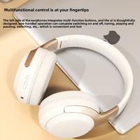 Headphone Nirkabel Over-ear Terbaru untuk 5.0 dengan Mikrofon, Active Noise Cancellation (ANC), Suara HIFI