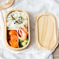 Boîte à Lunch en bois avec Logo personnalisé, ensemble de 10 pièces, zéro déchet, biodégradables, pour pique-nique voyage en plein air, Bento Portable