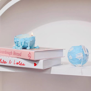 Handmade Ball Scented <b>Candle</b> For Home Decoration With Single <b>Wick</b> Normal Specifications - Product Image 1