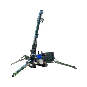 12T Spider <b>Crane</b> <b>With</b> 23M Lifting Height Diesel Engine <b>Remote</b> <b>Control</b> For Construction - Product Image 2