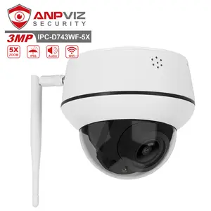 Anpviz 2MP/3MP/5MP WiFi IPPTZカメラ5Xズーム屋内/屋外IP66ワイヤレスセキュリティカメラ双方向オーディオモーション検出