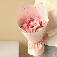Aierlorist Nouveaux Ballons de Saint-Valentin Tendance pour Rendez-vous Galants, Papier d'Emballage Imperméable pour Fleurs, DIY Floral
