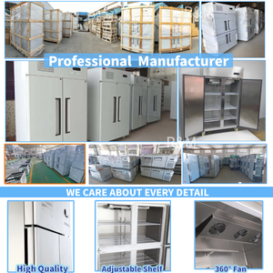 Big Vegetable <strong>Horizontal</strong> 4-door Dual Three Four 1 4 5 6 3 2 Doors Restaurant <strong>Freezer</strong> Commercial Kitchen Refrigeration Equipment - Product Image 6