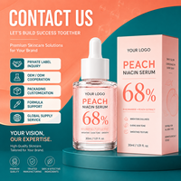 Sérum à la niacinamide de marque privée, formule personnalisée OEM ODM, testé par des dermatologues, certifié GMP ISO, meilleur sérum à la niacinamide de marque privée, directement du fournisseur