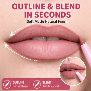 Delineador de Labios Mate de Doble Punta con Pincel, Larga Duración, Aspecto Natural, Logotipo Personalizado, Fabricante de Marca Privada - Product Image 2