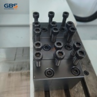 Tour CNC à lit plat CE automatique, haute précision, 4 axes, rail linéaire de 32 mm, broche de 220 V, pour micromécanique de précision