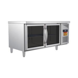 <span class=keywords><strong>Congélateur</strong></span> commercial sous comptoir à 2 portes en acier inoxydable, refroidissement par air, sans givre, <span class=keywords><strong>classe</strong></span> <span class=keywords><strong>énergétique</strong></span> A, équipement de cuisine - Product Image 2