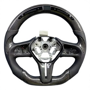Volant personnalisé en fibre de carbone véritable pour Infinit/i Q60 Coupé Q60S Red Sport <span class=keywords><strong>400</strong></span> 2017 2018 2019 2020 2021 2022 - Product Image 4