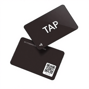บัตรธุรกิจกันน้ำ TapFive NFC แบบกำหนดเอง ทำจาก PVC พร้อมคิวอาร์โค้ด ชิป RFID สำหรับชำระเงิน NTAG213 รองรับโซเชียลมีเดียและเมนูแบบดิจิทัล - Product Image 2