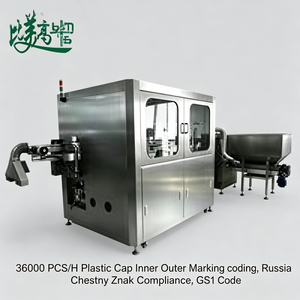 Machine de marquage laser automatique pour bouchons de bouteilles, dispositif de codage standard russe avec inspection visuelle intégrée, conforme à la norme Chestny Znak - Product Image 3