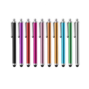 Lápiz <span class=keywords><strong>capacitivo</strong></span> para escribir a mano en teléfono móvil, bolígrafo táctil clásico con gancho para pantalla táctil, 9,0 - Product Image 2