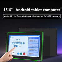 Tablet PC Android 11 Baru 15,6 Inci 2GB/4GB+16GB/32GB 1.8GHz Rockchip Quad Core Layar Sentuh WiFi 5G 4G LTE Full HD untuk Penggunaan Bisnis