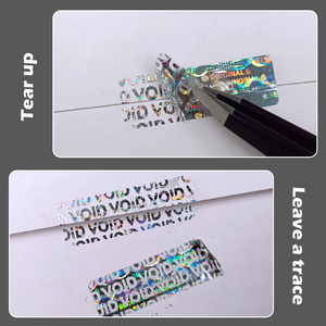 Tùy chỉnh 2D 3D Holographic nhãn giả mạo bằng chứng an ninh con dấu Sticker chính hãng bảo hành làm mất hiệu lực tự dính in ấn khuyến mãi hàng tạp hóa - Product Image 6