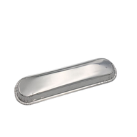 Plateau de service en aluminium sectionné pour repas séparés, destiné aux galeries de cabine des compagnies aériennes et aux services de messagerie premium