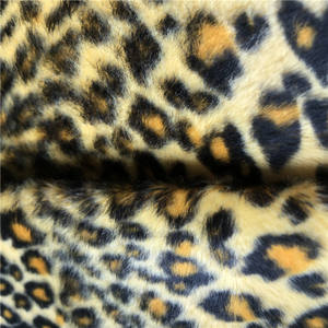 100% Recycled Polyester <strong>Giraffe</strong> Print Velour/veloba <strong>Fabric</strong> Animal Print <strong>Fabric</strong> - Product Image 2