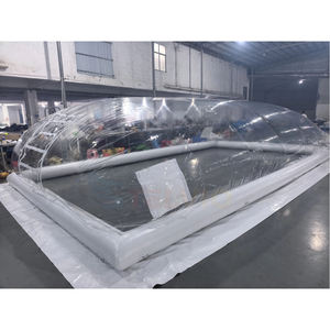 Cubierta Inflable para <span class=keywords><strong>Piscina</strong></span> de PVC Resistente, Domo Inflable Transparente Portátil, Carpa Inflable para <span class=keywords><strong>Piscina</strong></span>, Carpa para <span class=keywords><strong>Piscina</strong></span> en Invierno - Product Image 2