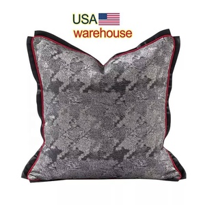 Big Size Luxury High End Jacquard Fabric European Sham 24*24 Size Decor <strong>Pillow</strong> <strong>Case</strong> for Sofa Bed Room - Product Image 1
