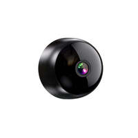 Mini caméra intelligente sans fil d'intérieur avec détection de mouvement Wi-Fi, vision nocturne portable, prise en charge de la carte mémoire, mini caméra