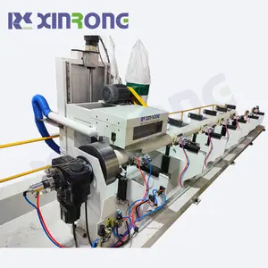 Xinrongplas línea de fabricación de maquinaria de perforación automática ranurado de tuberías de PVC y máquina de pantalla