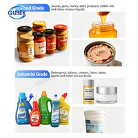 Machine de remplissage de liquides visqueux GUBEK, remplisseuse multifonctionnelle à pesée pour sauces, miel, confiture, ketchup, pots et bouteilles