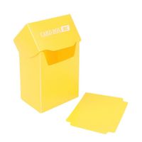 Boîte de rangement en plastique pour cartes, avec couvercle rabattable, en carton mat, pour jeux de cartes à collectionner, Yogioh