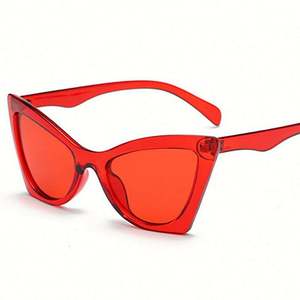 Lunettes de soleil œil de chat rétro vintage mignonnes et sexy 2020, monture rouge, jaune, noire, protection UV400 pour femmes - Product Image 4