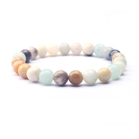 Bracelet en cristal naturel, perles de 6 mm, 8 mm, 10 mm, onyx, agate, turquoise, quartz rose, améthyste, pour femmes et hommes, pour cadeau de mariage