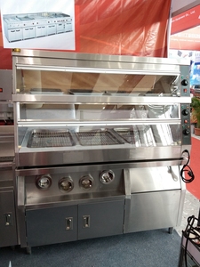 Calentador de alimentos eléctrico de 1,5 m, con sartén GN, escaparate de comida caliente, calentador de Chips de pollo fritos - Product Image 2