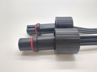M10 2pin 3pins 4pin IP65 mâle femelle connecteur de câble étanche pas cher prix câble connecteur assemblage pour éclairage LED