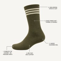 Chaussettes de randonnée en laine mérinos sur mesure, sans couture, mi-mollet, rembourrées et amorties, pour l'alpinisme et le trekking
