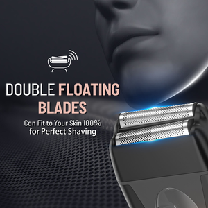 Afeitadora Eléctrica Recíproca Inalámbrica Recargable por USB con Motor de Suspensión Magnética para Hombres - Product Image 3