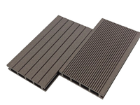Planche de terrasse en WPC imperméable et antidérapante, terrasse composite d'extérieur, anti-UV, jardin, patio, revêtement de sol extérieur en WPC, bois d'extérieur
