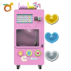 Exclusive DIY Function Full Robot Automatic Sweet Candy Cotton Machine