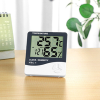 Higrometer termometer dalam ruangan Digital dengan perekaman maks/menit bahan plastik komunikasi USB kustomisasi OEM/ODM IP65 dinilai